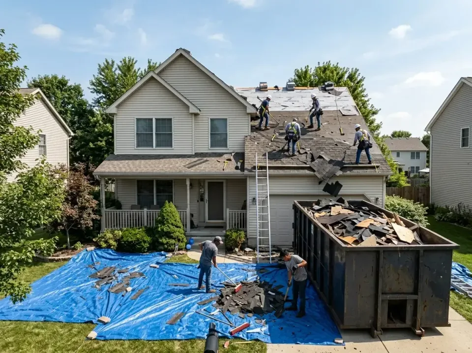 roof-replacement-debris-remova-004 — frequently asked questions, Cheapest Dumpster Rentals in Villa Park, IL